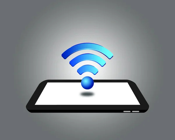 Wireless on the Digital Tablet — Stock Photo, Image