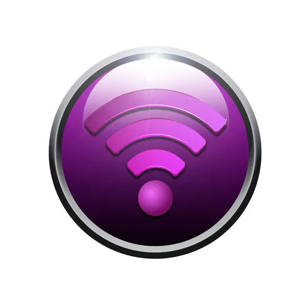 Przycisk WiFi — Zdjęcie stockowe