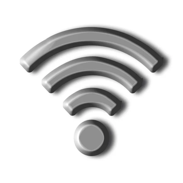 Symbol wifi — Zdjęcie stockowe