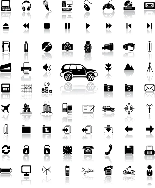 A set of vector icons — Stock Vector