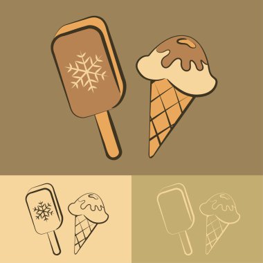 Ice Cream icons clipart