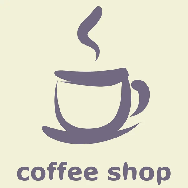Λογότυπο καφετέριας — Διανυσματικό Αρχείο