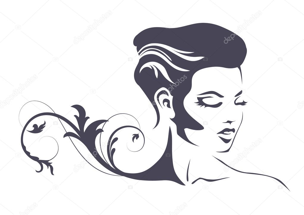 Beauty logo, vector