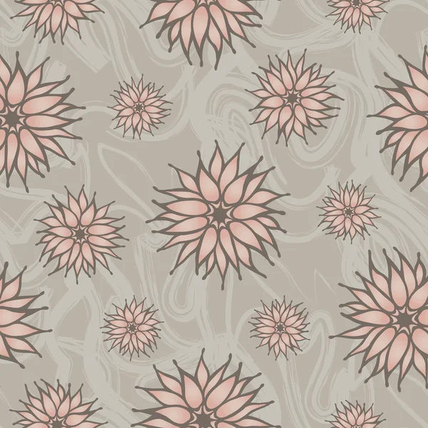 Fleurs sans couture — Image vectorielle