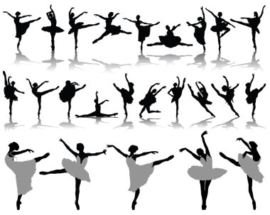 Ballerinas 2 clipart