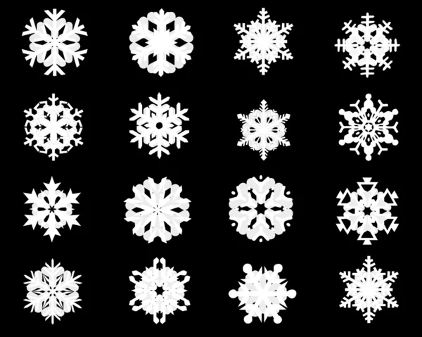 Sneeuwvlokken — Stockvector