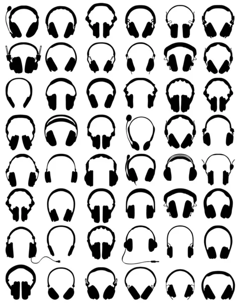 Auriculares — Vector de stock