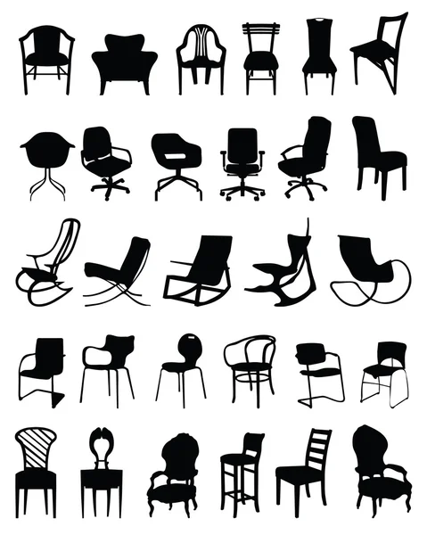 椅子 — 图库矢量图片