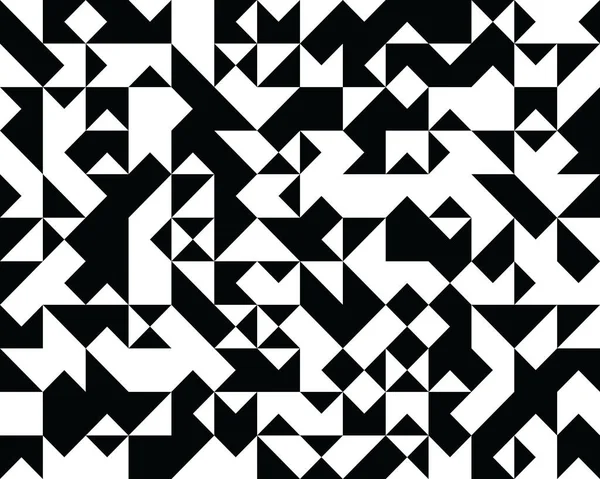 Seamless Background Black Polygonal Pattern Creative Design Templates — Stockvector
