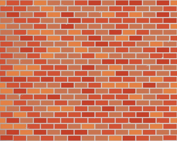 Pared Ladrillo Rojo Sin Costuras Patrón Textura Para Replicar Continua — Vector de stock