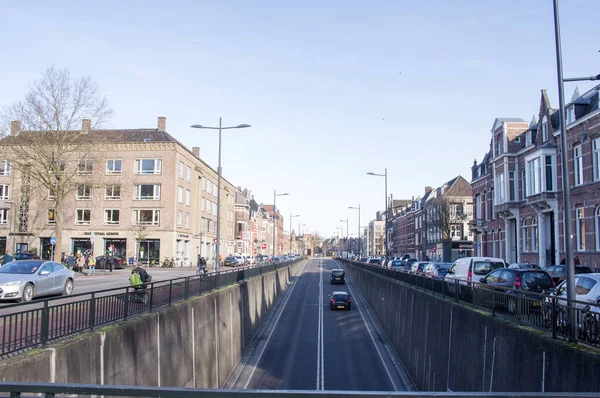 Hertogenbosch Nederländerna Februari 2022 Trafiken Kommer Från Tunnel Centrum Staden — Stockfoto