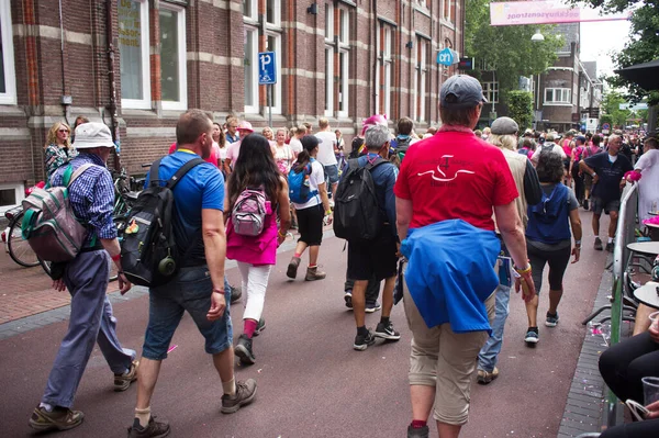 Nijmegen Netherlands July 2019 Walkers Center Nijmegen International Four Days — 图库照片