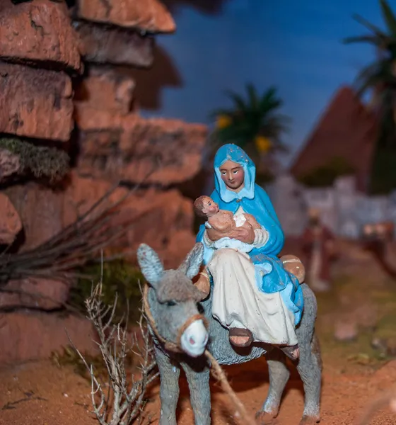 Christmas nativity scene — Stock Photo, Image