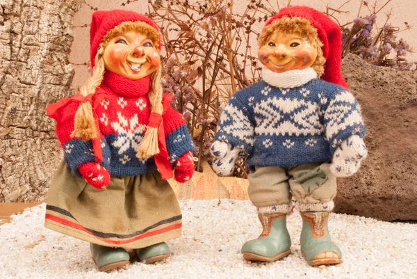 Traditional Norwegian doll — Stock Photo, Image