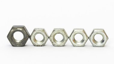 Beyaz arka plan üzerinde izole görücü usulü fındık