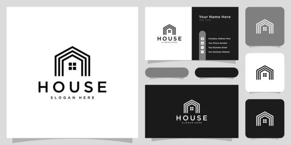 Home Logo Vectoriel Design Concept — Image vectorielle