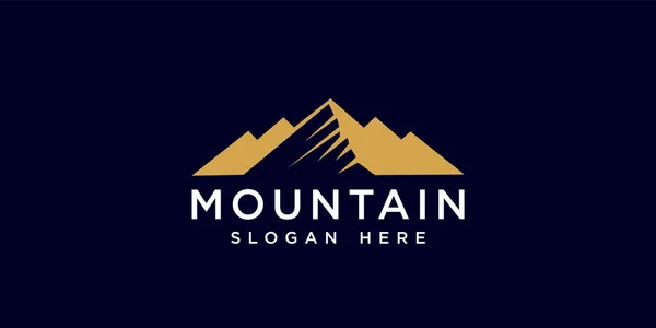 Mountain Logo Vektor Design — Stockvektor