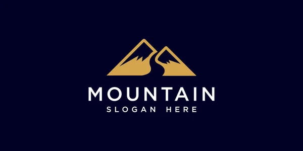 Mountain Logo Vektor Design — Stockvektor