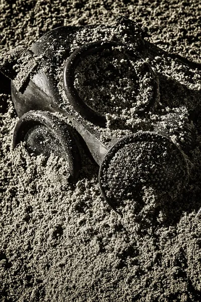 Old dirty gas mask — Stock Photo, Image