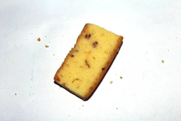 Sweet Bread Cake Isolated White Background — Stock Photo, Image