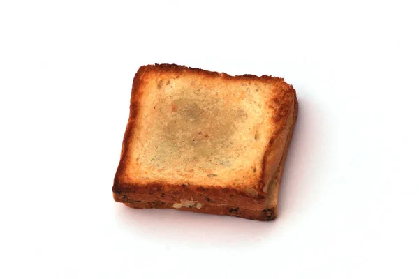 Beyaz Arka Planda Izole Edilmiş Taze Sağlıklı Ekmek Sandviçi — Stok fotoğraf