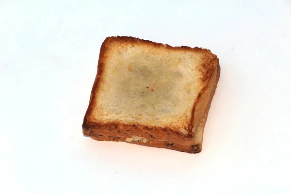Свежий Здоровый Бутерброд Белом Фоне — стоковое фото