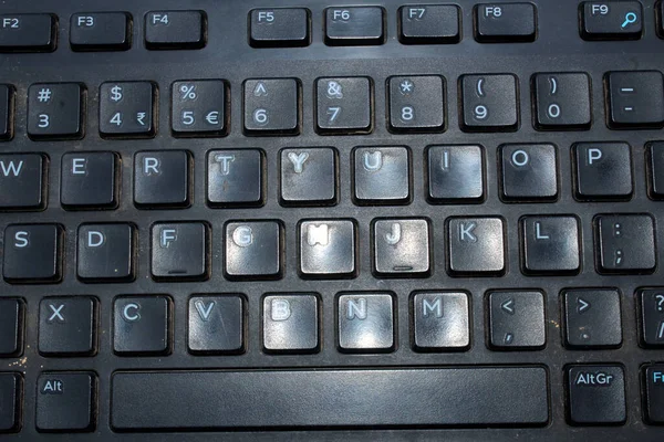 BLACK COLOR COMPUTER KEYBOaRDS WITH LETTERS