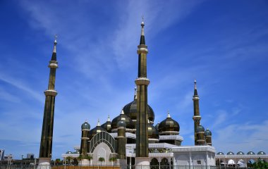 kuala terengganu, Malezya kristal Camii'nde sabah görünümü