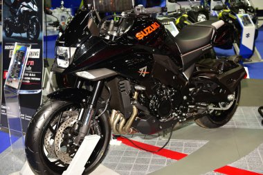 Bangkok Tayland 24 Ağustos 2019 Bulanık Motosiklet Fuarı Bangkok Motor Fuarı 'nda satılık