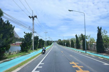 Pattaya Tayland 2 Ağustos 2019 Güzel Pattaya rotası uygundur.