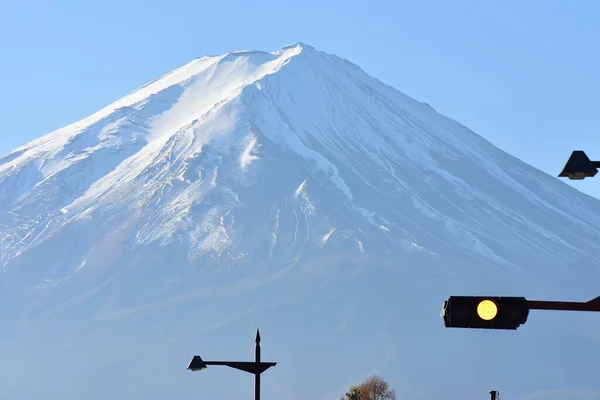 Yamanashi Japon Novembre 2018 Vue Mont Fuji Depuis Une Route — Photo