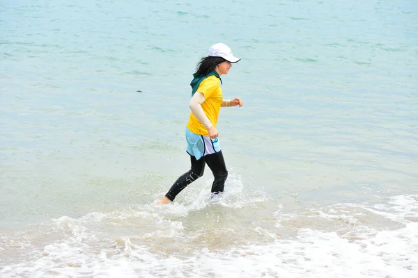 Chon Buri Thajsko Leden 2019 Japonská Společnost Bere Zaměstnance Pláž — Stock fotografie