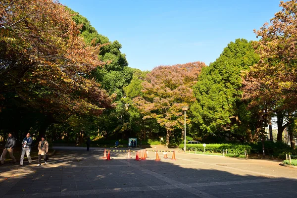 Tokyo Japan November 2019 Oidentifierad Blur Många Människor Går Ueno — Stockfoto