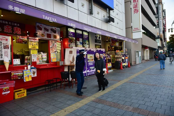 Tokio Japón Noviembre 2018 Moverse Por Tokio Japón Está Lleno —  Fotos de Stock