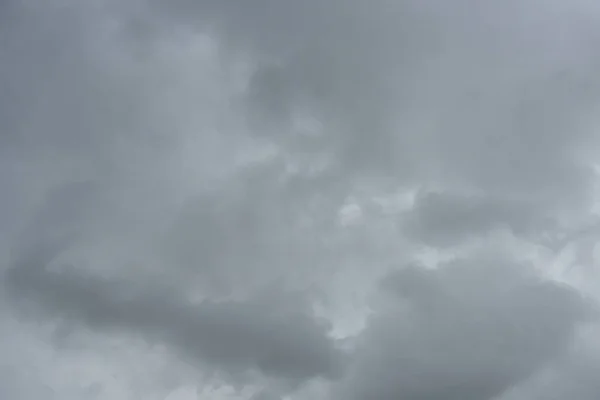 Black Sky White Clouds Background Raining — Stock Photo, Image