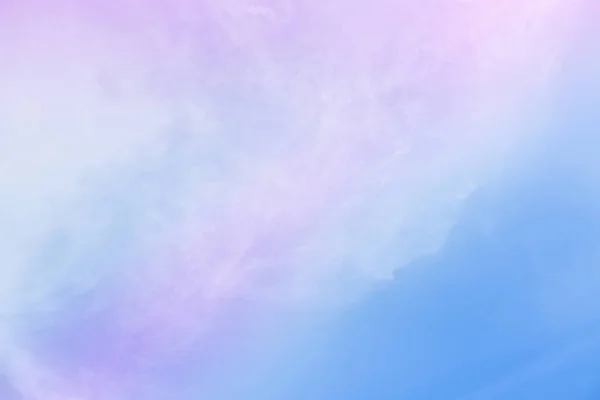 Pastello Cielo Colorato Bianco Nuvola Bellissimo Pomeriggio Bule Cielo Nuvola — Foto Stock