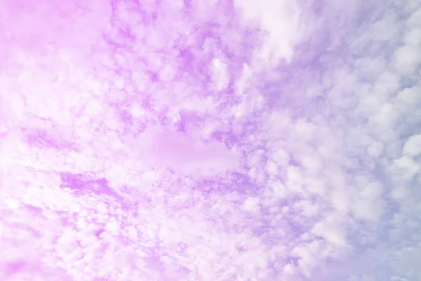 Pastel Cielo Colorido Nube Blanca Hermoso Cielo Bule Tarde Nube — Foto de Stock