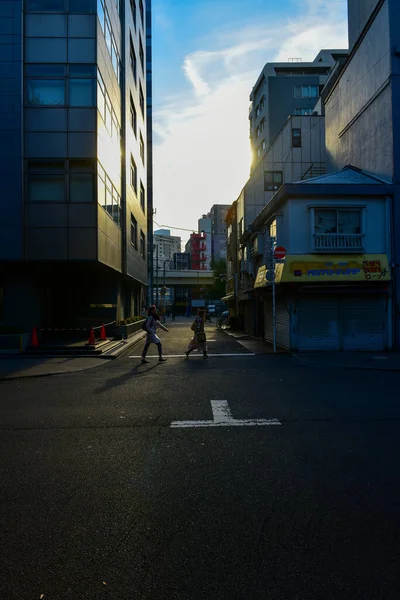 2018年11月21日 日本东京 在东京旅行的日本人的模糊旅行 — 图库照片