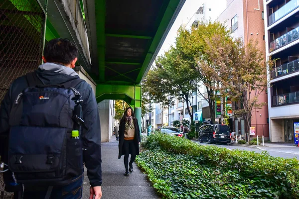 Tokyo Japonya Kasım 2018 Kimliği Belirsiz Insanlar Tokyo Tren Istasyonlarında — Stok fotoğraf