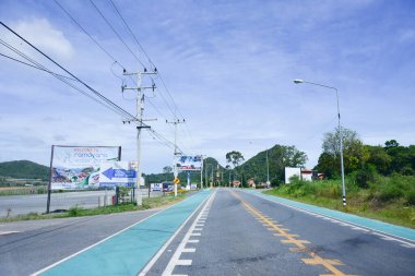 Pattaya Tayland 2 Ağustos 2019 Güzel Pattaya rotası uygundur.