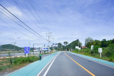 Pattaya Tayland 2 Ağustos 2019 Güzel Pattaya rotası uygundur.