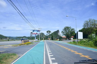 Pattaya Tayland 2 Ağustos 2019 Güzel Pattaya rotası uygundur.