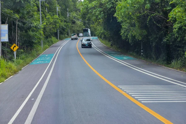 Pattaya Thailand August 2019 Route Beautiful Pattaya Convenient — Stock Photo, Image