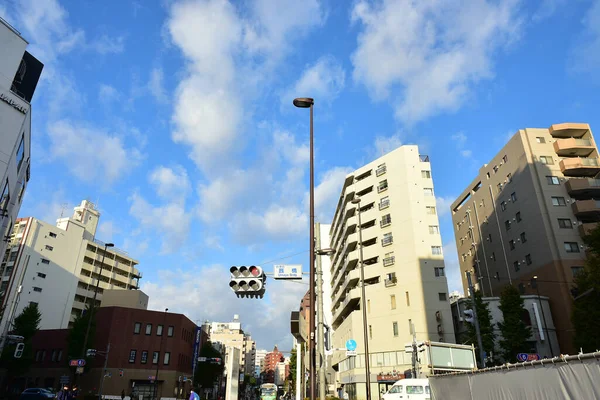 Tóquio Japão Novembro 2018 Edifícios Edifícios Japoneses Não Identificados Tóquio — Fotografia de Stock
