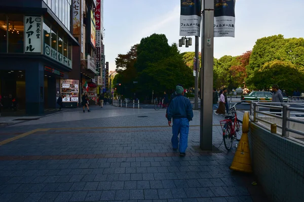 2018 도쿄에서 어슬렁 거리는 사람들이 — 스톡 사진