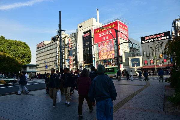 Tokio Japonia Listopada 2018 Poruszanie Się Tokio Japonii Jest Pełne — Zdjęcie stockowe