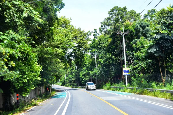 Pattaya Thailand August 2019 Route Beautiful Pattaya Convenient — Stock Photo, Image