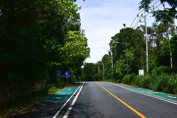 Pattaya Thailand August 2019 Route Beautiful Pattaya Convenient — Stock Photo, Image