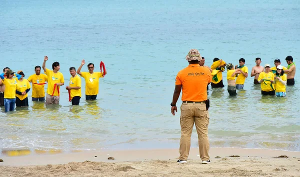 Chonburi Thailand January August 2019 Japanese Company Takes Employees Activity — Stock Photo, Image