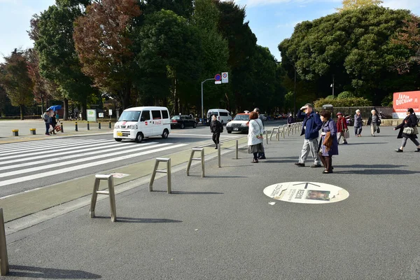 Tokyo Japan November 2019 Unidentified Blur Many People Walking Ueno — Stock Photo, Image